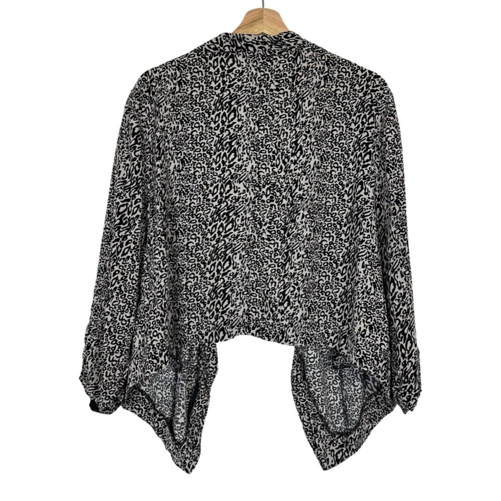 Torrid Leopard Print Drapey Open Front Cardigan T… - image 6